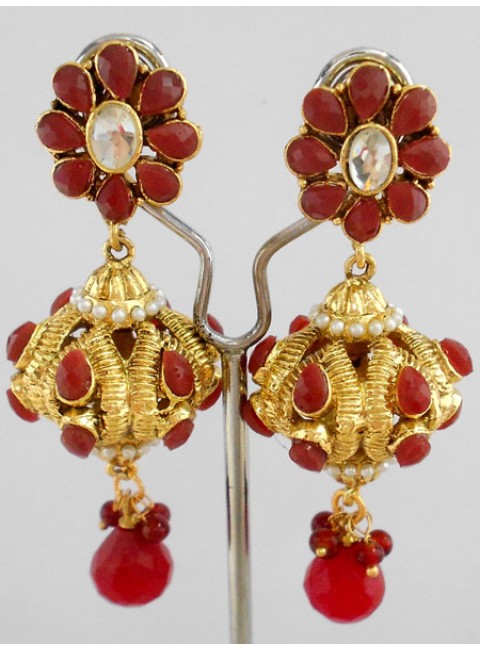 Polki Earrings